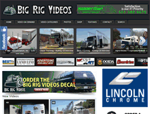 Tablet Screenshot of bigrigvideos.com